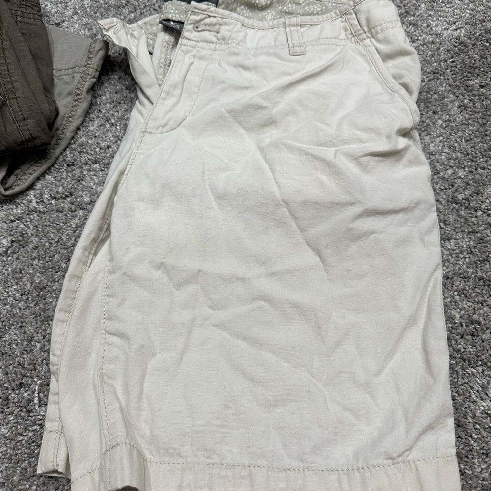 Eddie Bauer Light Gray Patterned Skirt